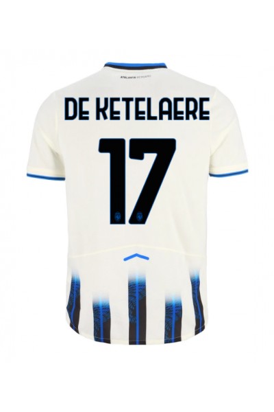 Atalanta Charles De Ketelaere #17 Jalkapallovaatteet Vieraspaita 2025-26 Lyhythihainen Atalanta Charles De Ketelaere #17 Jalkapallovaatteet Vieraspaita 2025-26 Lyhythihainen